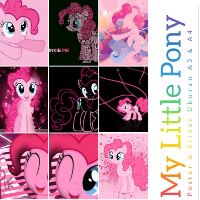 Jual Sticker Poster My Little Pony Kuda Poni stiker Vynil lukisan ...