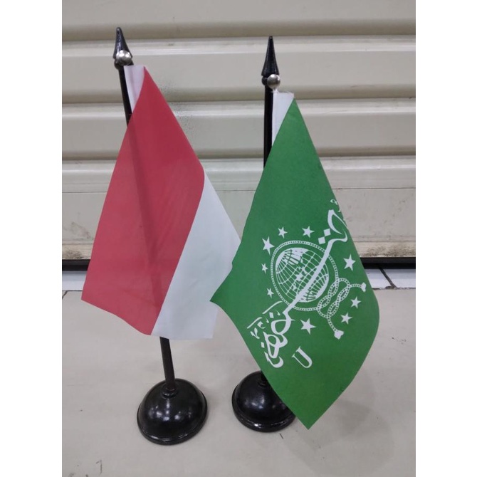 Open DS] bendera meja merah putih dan NU