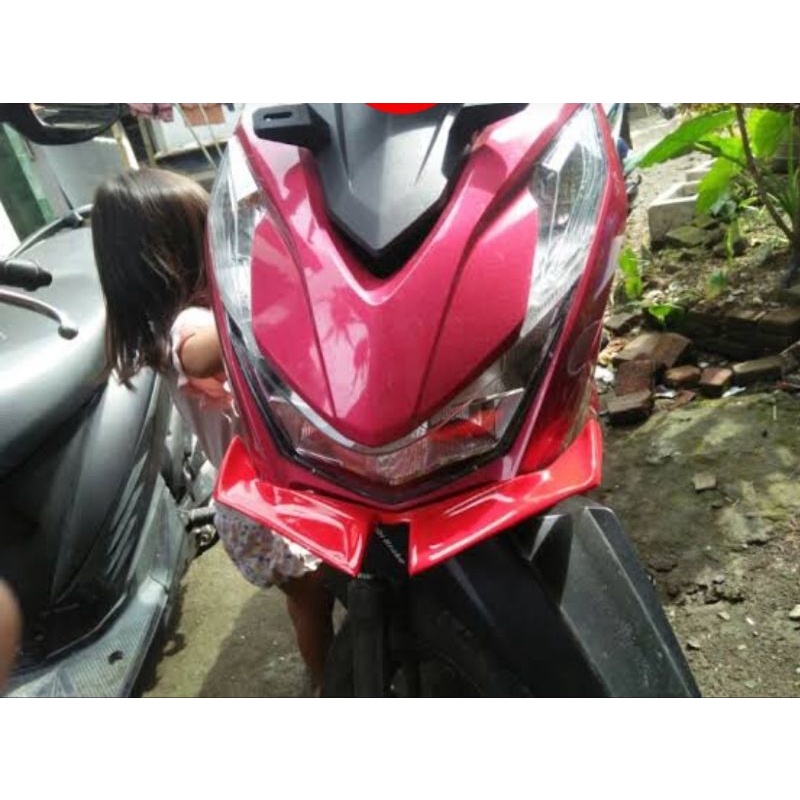 WINGLET AERO WING BEAT, VARIO, AEROX, CBR, R15 BAHAN FIBERGLASS