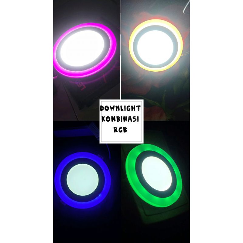 led downlight kombinasi rgb