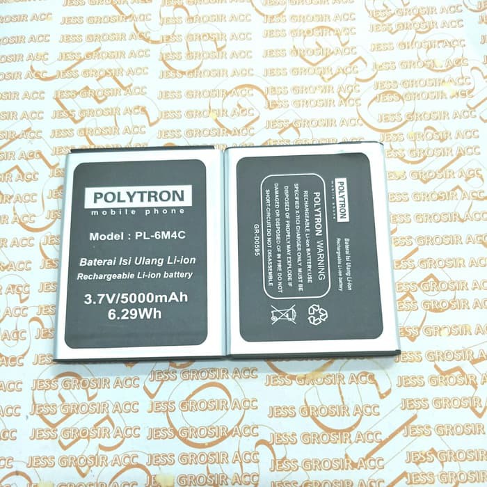 Baterai Battery Double Power Polytron Rocket R3 R2407 PL-6M4C PL-604