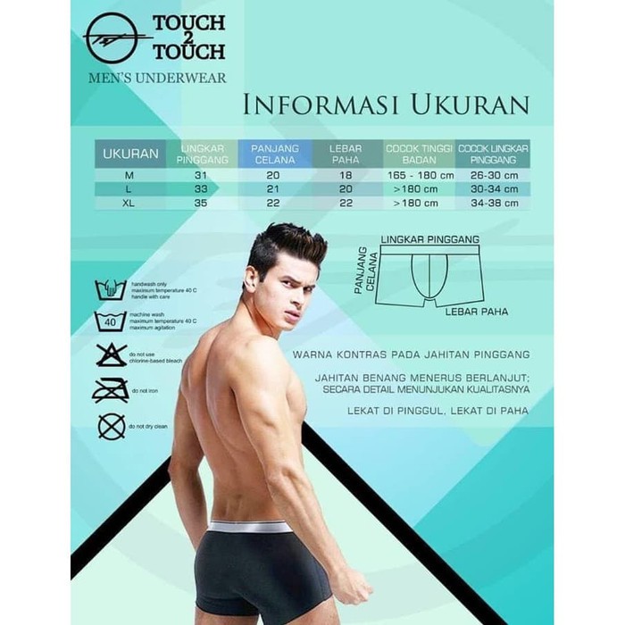 Celana Dalam Pria - Anti Mikroba - Man Underwear - Boxer Pria Adem - High Quality