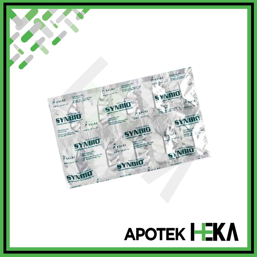 Synbio Strip isi 10 Tablet - Prebiotik Probiotik Kesehatan Pencernaan (SEMARANG)