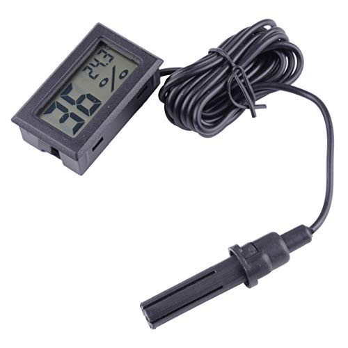 Mini Thermometer Higrometer dengan Kabel Sensor