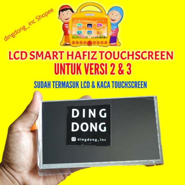 SMART HAFIZ LCD TOUCHSCREEN VERSI 2 3 4 5 6 LAYAR SENTUH BARU SMARTHAFIZ RESSA GARANSI