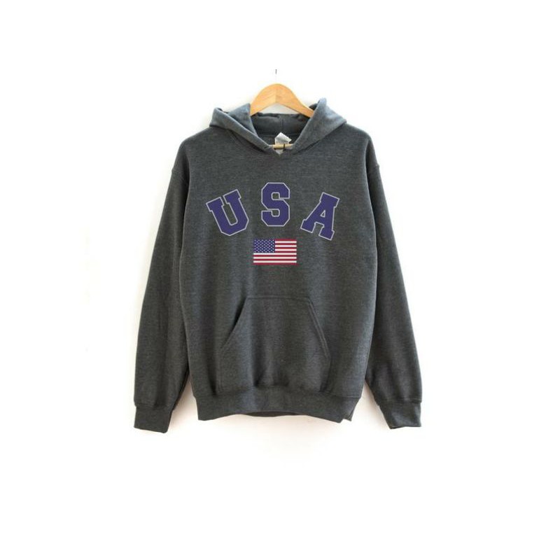 S - XXXXXL(6XL) Hoodie USA Flag Unisex Hoodie BIGSIZE Birthday Gift American Flag Jaket COUPLE USA