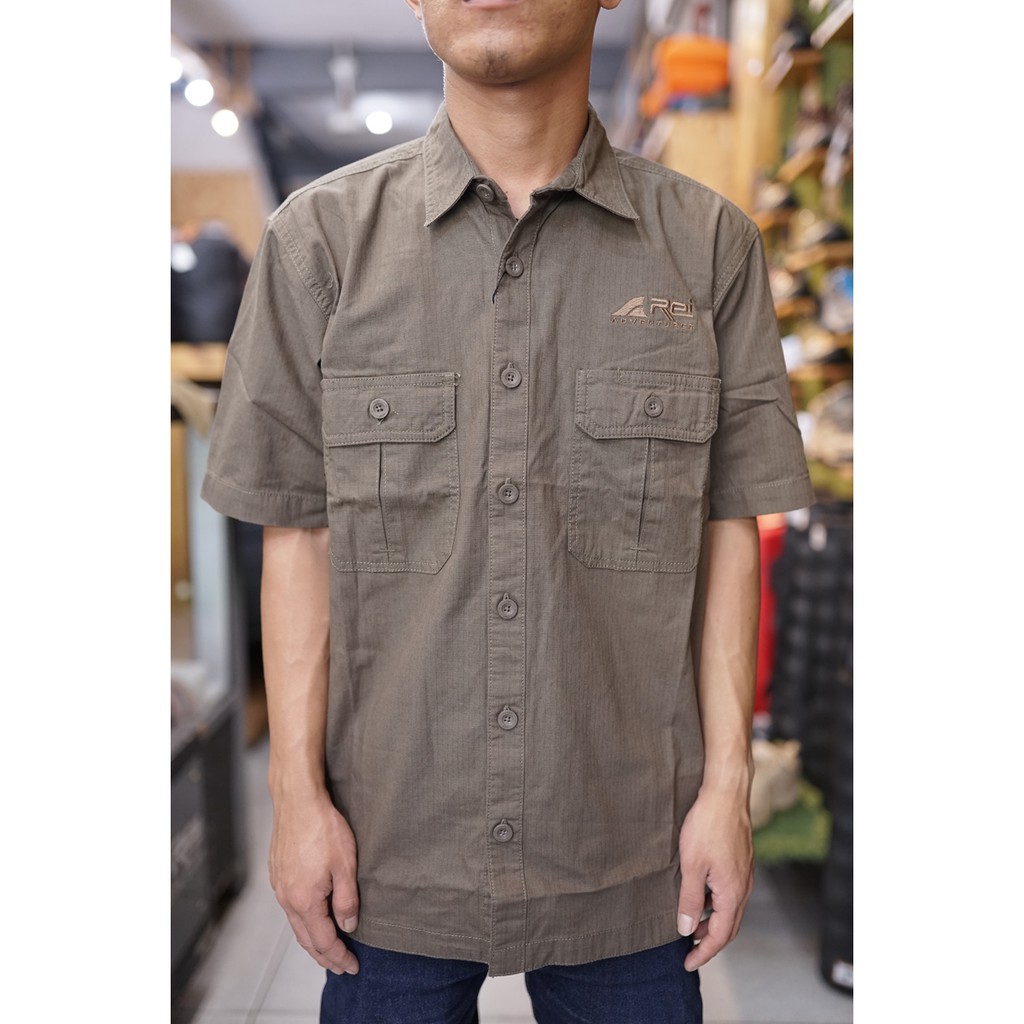 Kemeja Lengan Pendeek Pria Arei Outdoorgear Stalion 2012 Kemeja Rei Original RPT