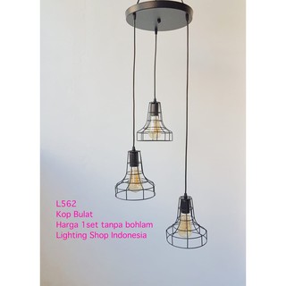  Lampu  gantung  3in1 dapet 1set 3Lampu minimalis simple  hias 