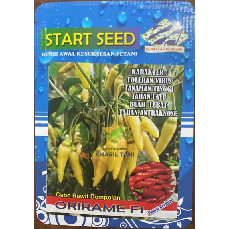 Bibit Benih Cabe Rawit Dompolan ORIRAME F1 Netto 2000biji - Start Seed