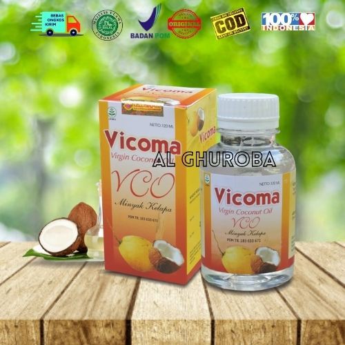 Vicoma VICOMA - VCO - Virgin Coconut Oil 120 Ml - Minyak Kelapa Asli Murni Original - Tazakka