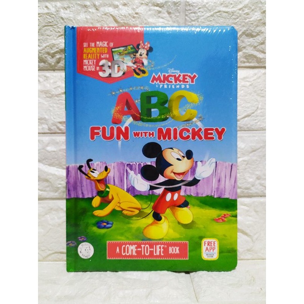 Disney Mickey & Friends ABC Fun With Mickey - Little Hippo Augmented Reality - Buku Ajaib AR 3D Boar
