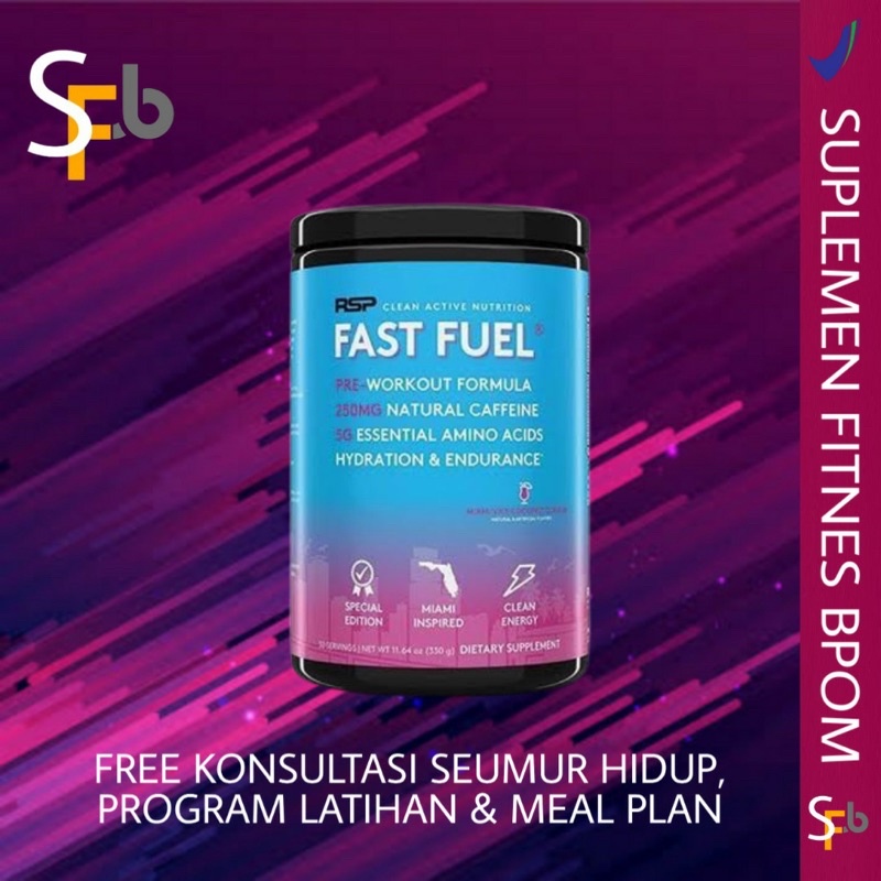 RSP FASTFUEL FAST FUEL PREWROKOUT PLUS BCAA 30 SERVING