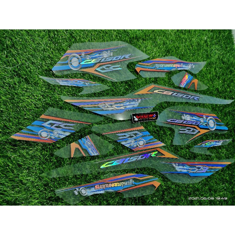 STRIPING TRANSPARAN CB150R OLD HOLOGRAM