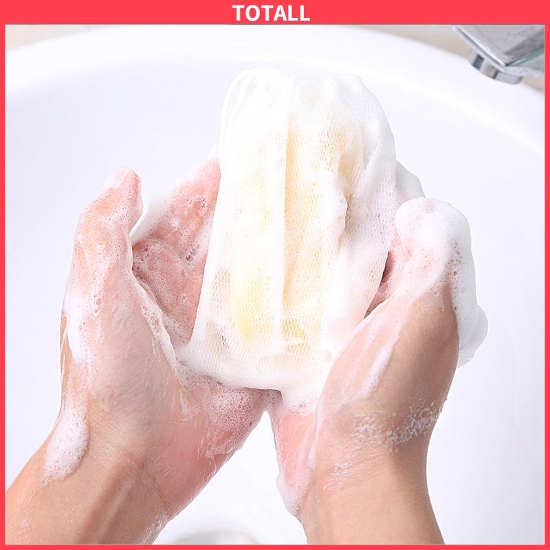 COD Foaming Mesh Pembersih Wajah Cleansing Mesh Handmade Soap Mesh Bag-Totall