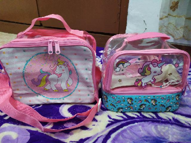 Tas Bekal Besar Satu Seleting Tas Bento Spiderman Little Star Simba Sekolah Anak Lunch Box Bag