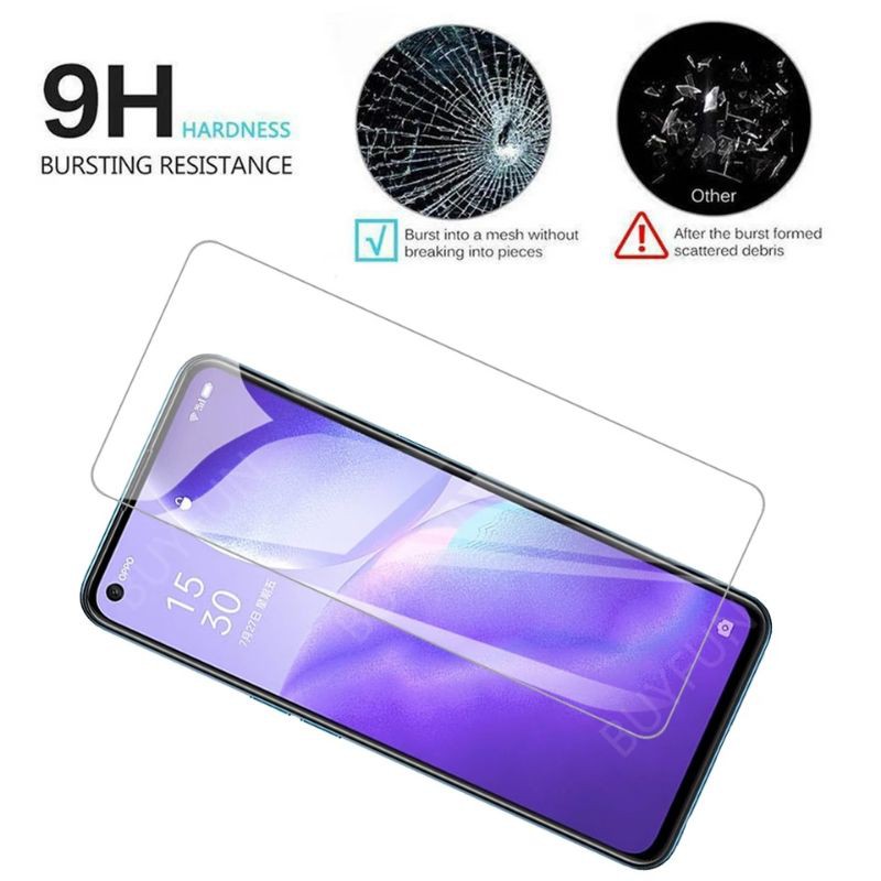 TEMPERGLASS CLEAR OPPO RENO 5 4G RENO 5 5G SCREEN PROTECTOR BEST QUALITY ANTI GORES