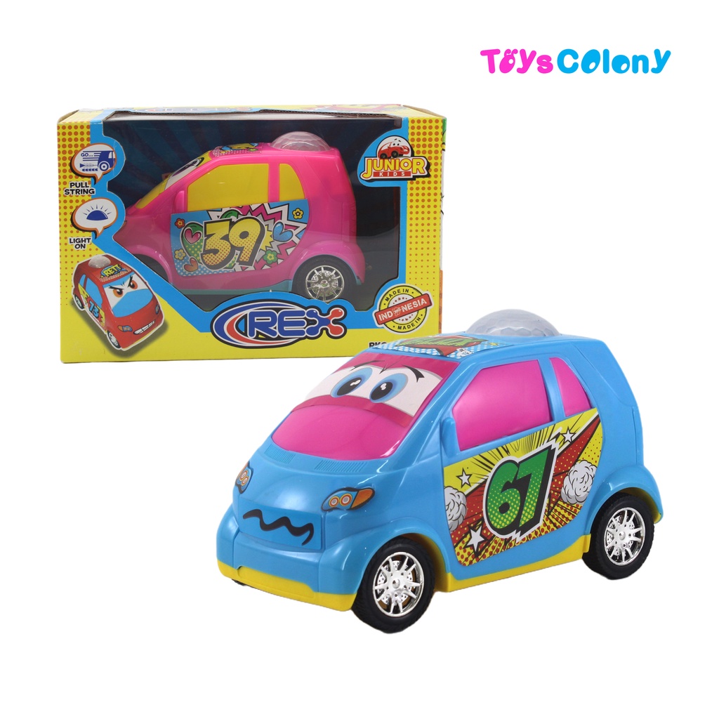 MOBIL SMART CAR CARTOON BLUX N FRIEND / MAINAN ANAK