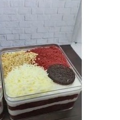 

redvelvet mix topping