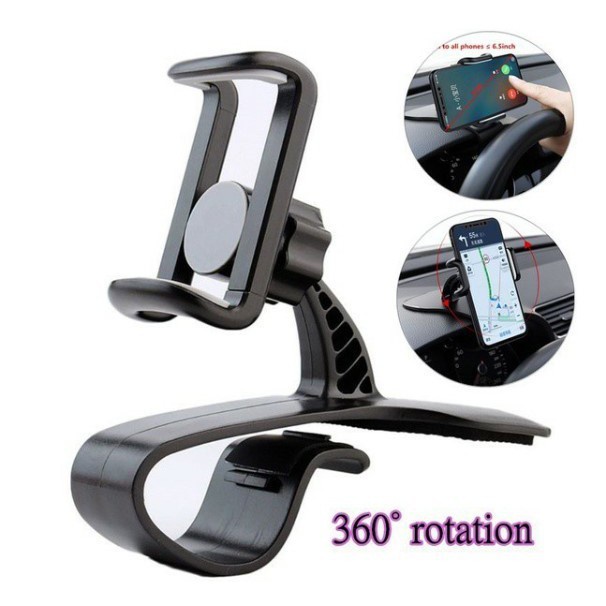 (GROSIRJAYA32) Holder Mobil HD 35 Stand Handphone Dudukan Hp Car Holder 3 in 1