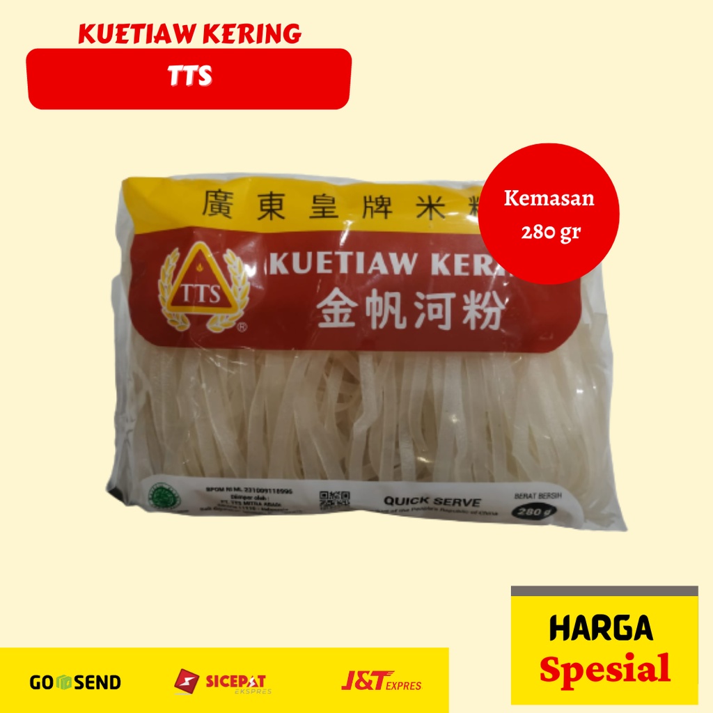 

Kwetiau kering TTS 280 gram / Kuetiao TTS / Kwetiao kering (Halal)