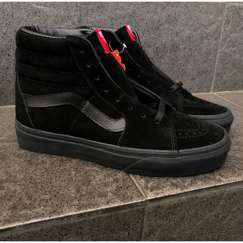 Vans Sk8 High Full Black ( Black/Black ) BNIB 100% Original Product