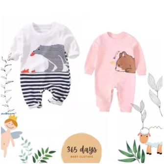 Jumper panjang baju bayi NEWBORN - 6 bulan // baju lokal