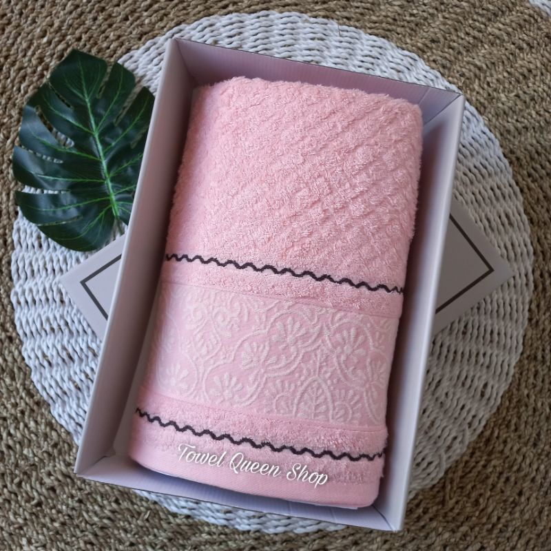 Handuk Mandi Single Phino  (Free Box + Bordir) - Towel Queen Shop