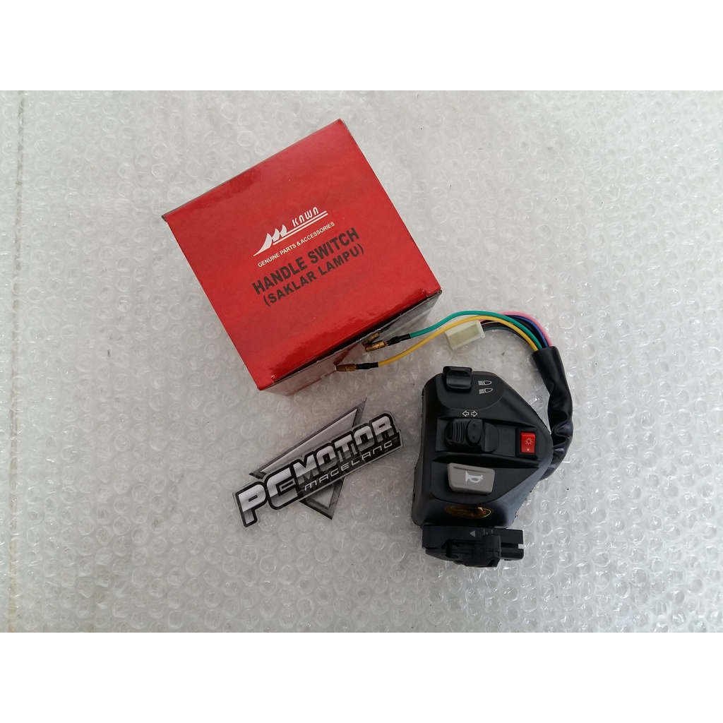 Handle Switch Holder Saklar Kiri + On Off Lampu Mio J Mio GT Soul GT Xeon High Quality