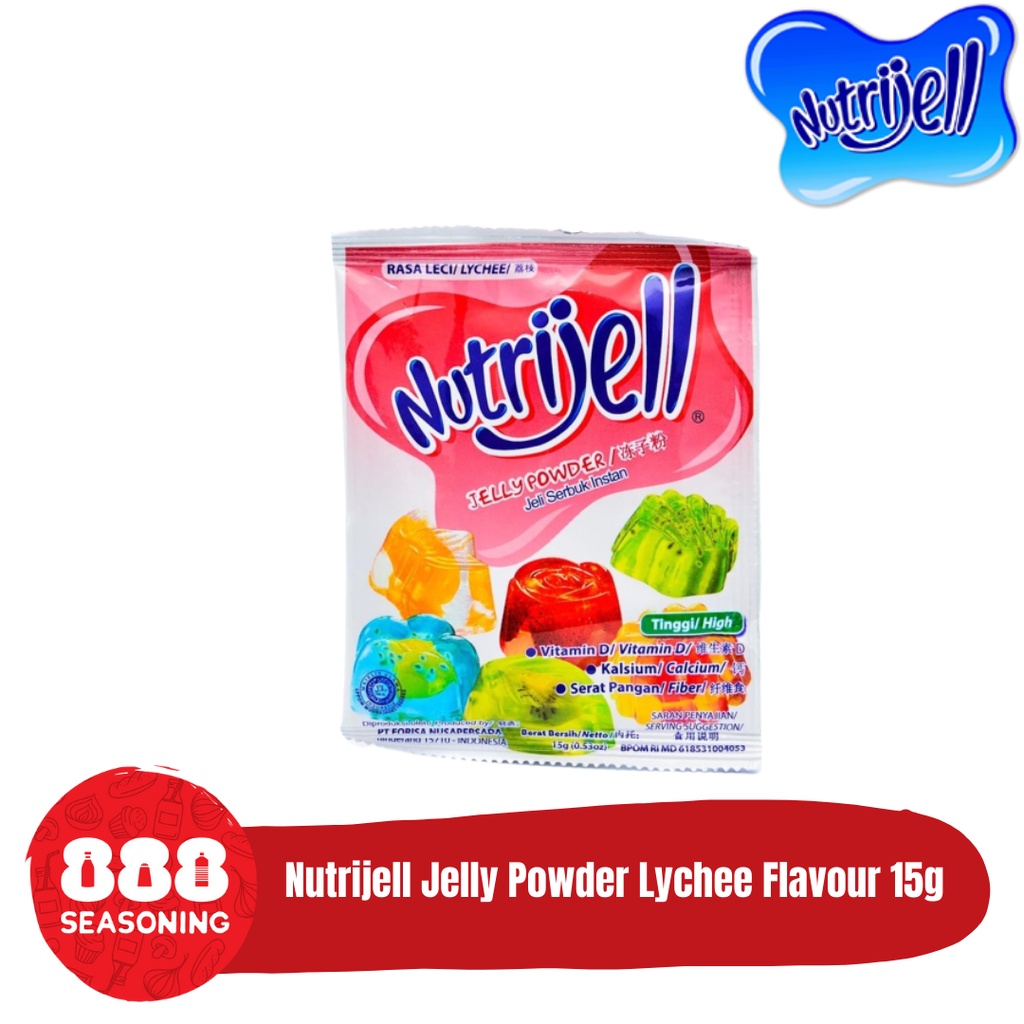 

NUTRIJELL REGULER LECI/ LYCHEE FLAVOUR JELLY POWDER 15g