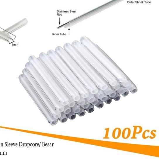 Fiber Optic Protection Sleeve Core 6CM 4MM Fiber Optik Protection Sleeve 100pcs ➢