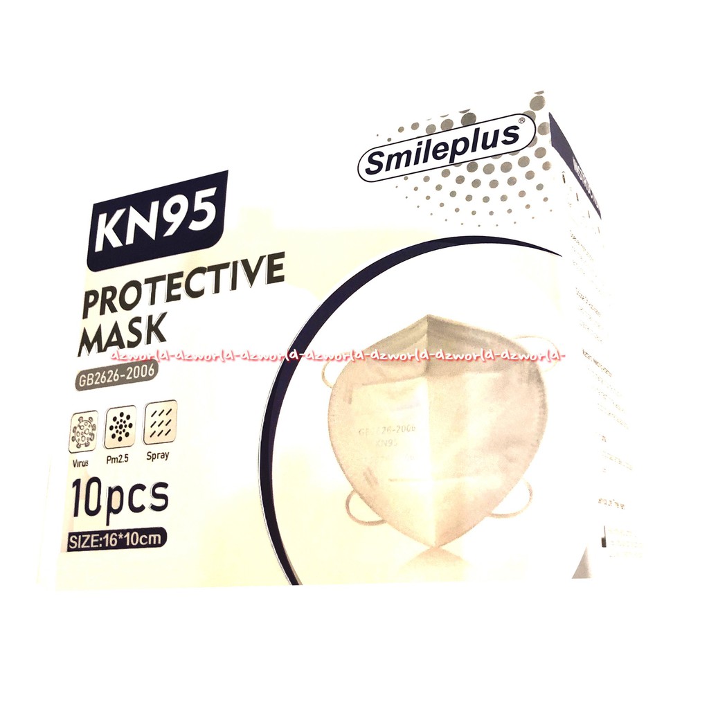 KN95 Protective Mask 10Pcs Smileplus Masker Anti Virus Anti Spray