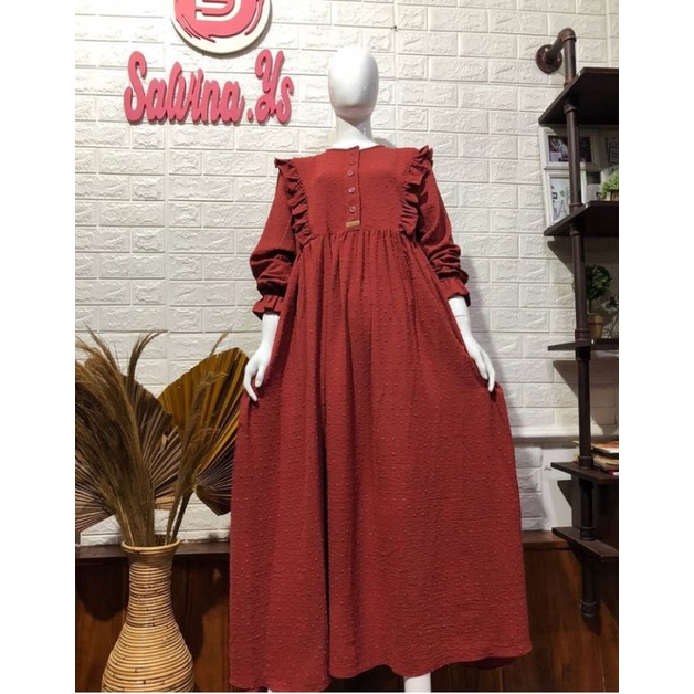 mididres salvina rempel bahu uniqlo