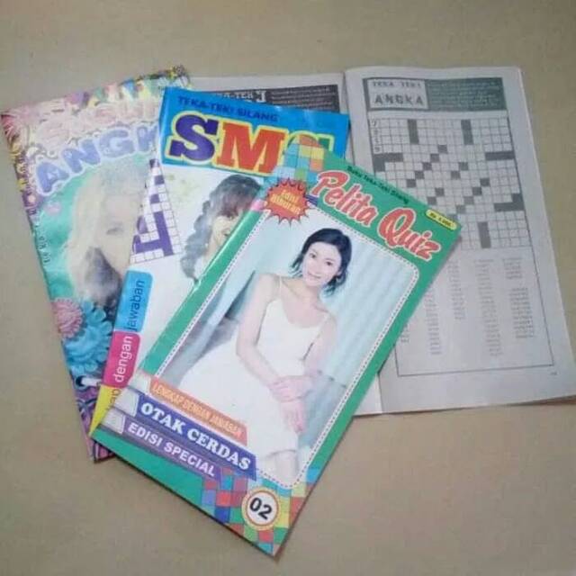 Buku Teka-teki Silang Angka dan Quiz  / TTS Angka Panjang