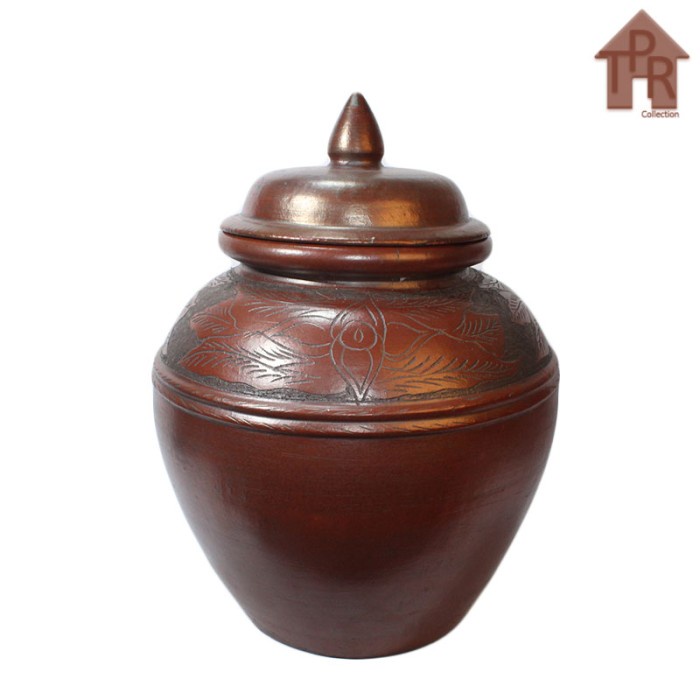 Gerabah - Gentong Tanah Liat / Gentong Air Jumbo Natural - 50L