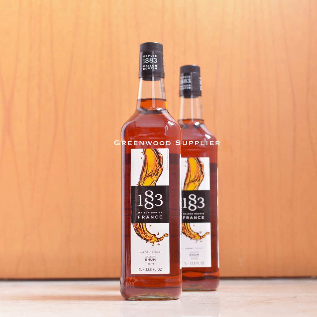 Sirup Rum Syrup Rhum 1 Liter Maison Routin 1883 Shopee Indonesia