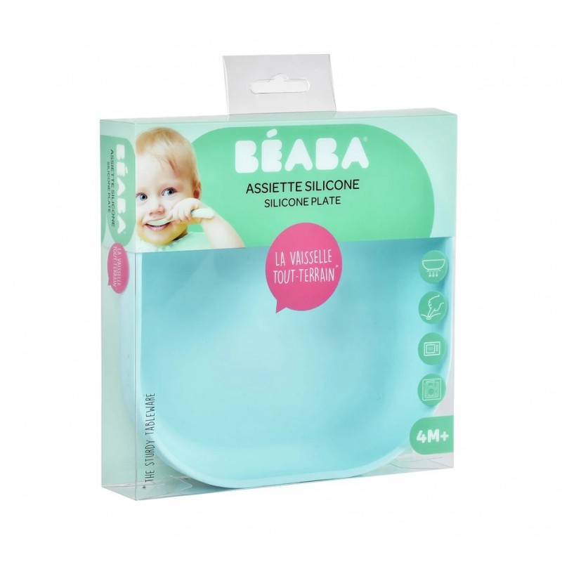 Beaba Silicone Suction Plate - Blue