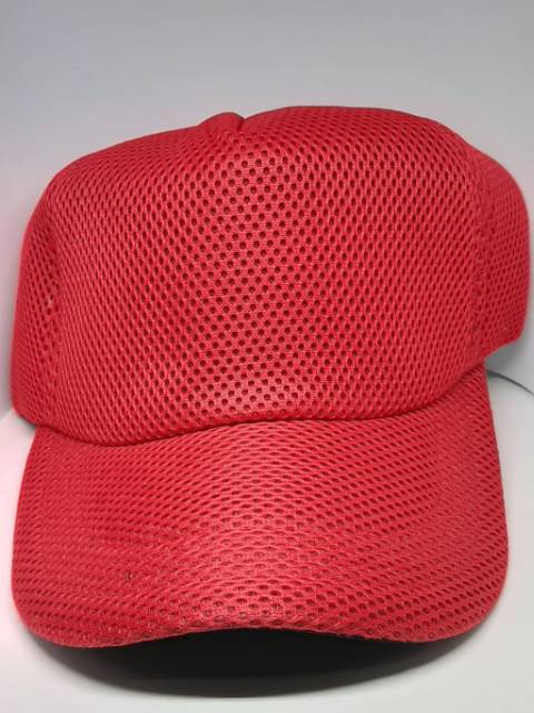 topi jaring full  doubel mesh polos