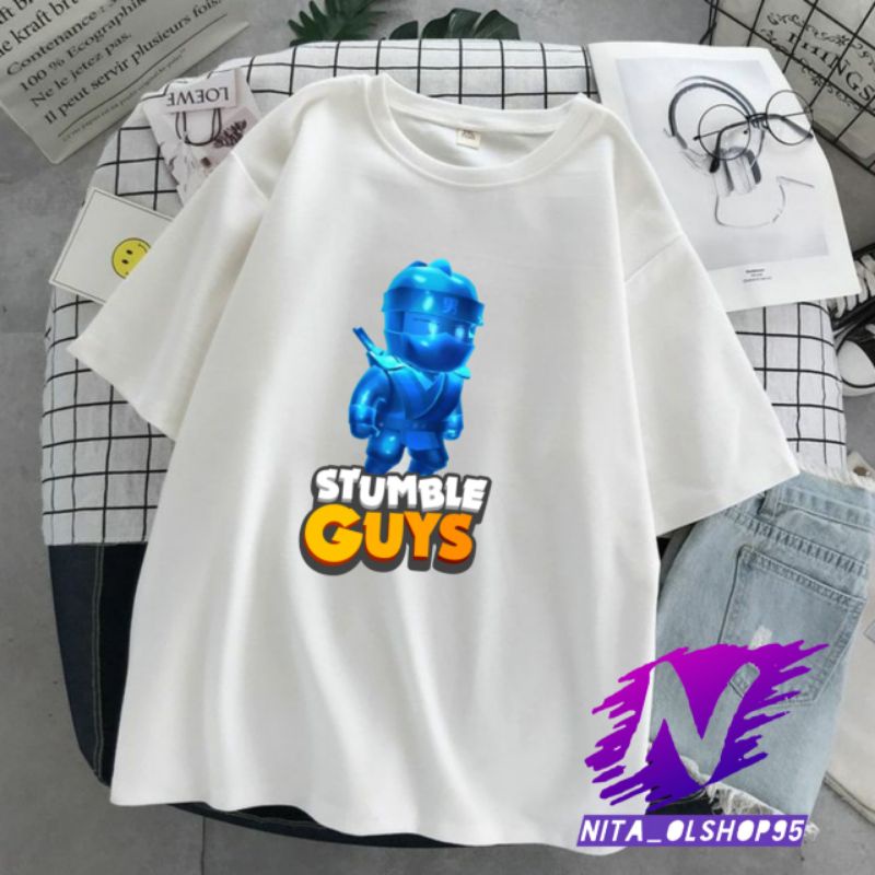 kaos stumble guys baju kaos anak stumble guys epic