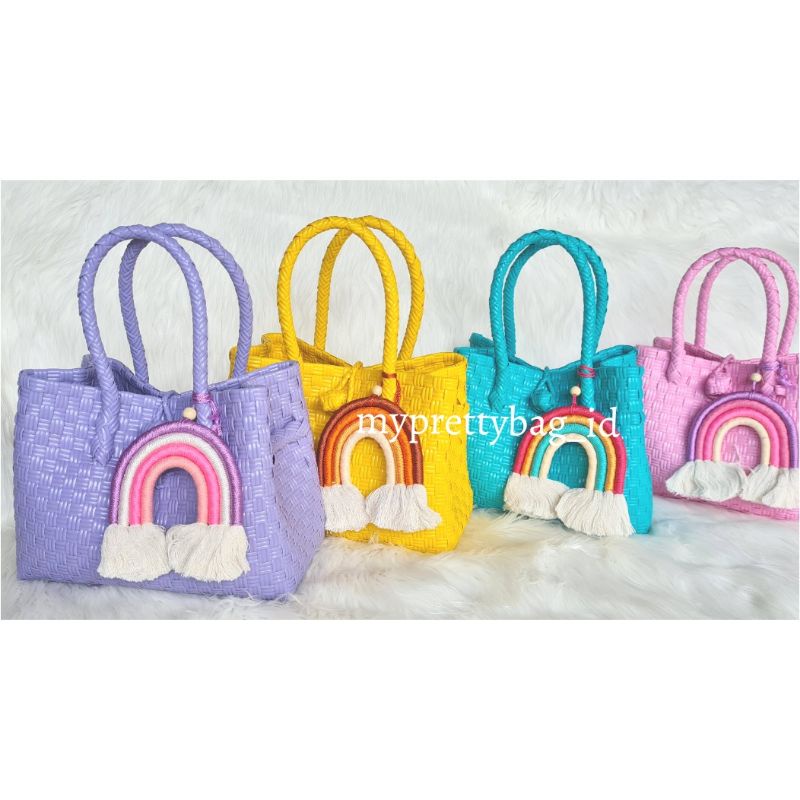 (TANPA ACCESORIES) Tas Jali Premium Tas Jaly Premium Tas Anyaman Tas Kresek