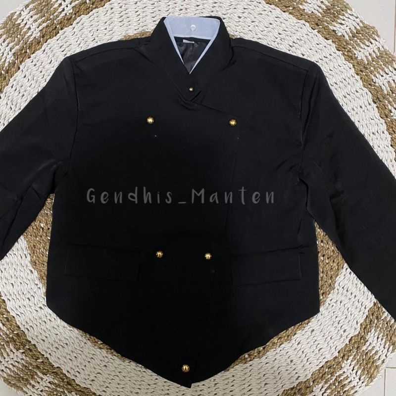 Beskap Jawa / Beskap Solo - Hitam (Polos)