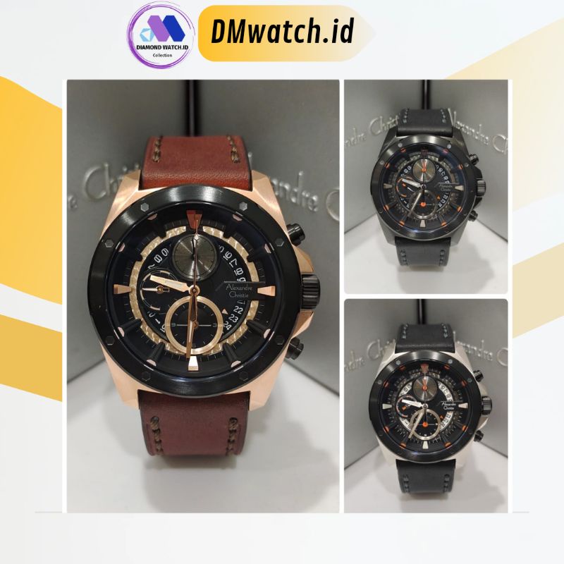 Jam Tangan Alexandre Christie Pria Ac6594 Ac 6594 Original Garansi Resmi 1 Tahun Jam Tangan Pria Kas