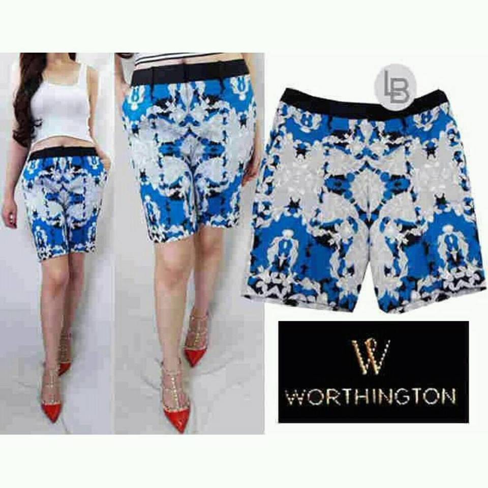 BRANDED celana pendek WORTHINGTON Felicia paisley short