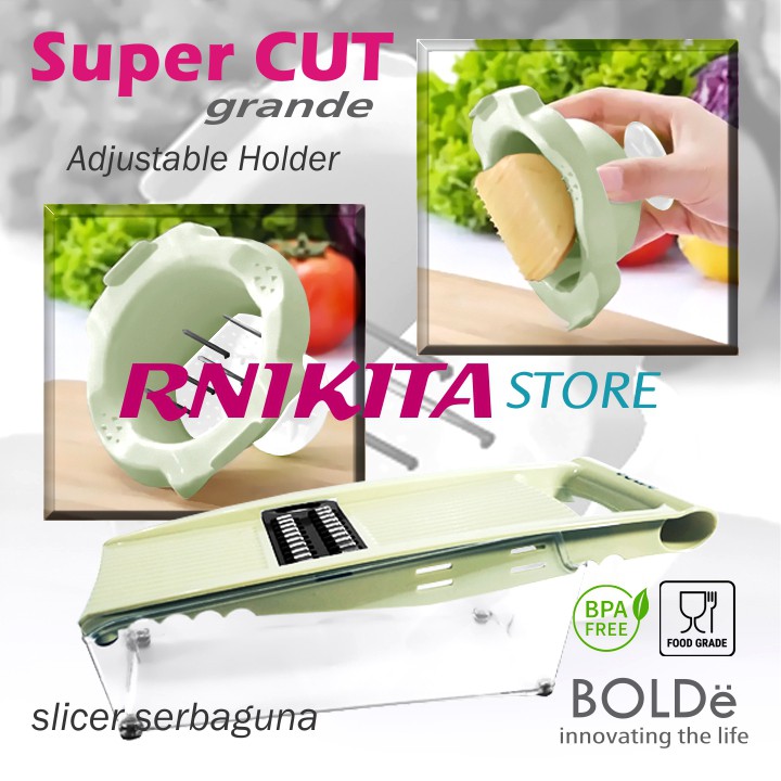 BOLDe SLICER GRANDE - Super Cut Serutan Multifungsi