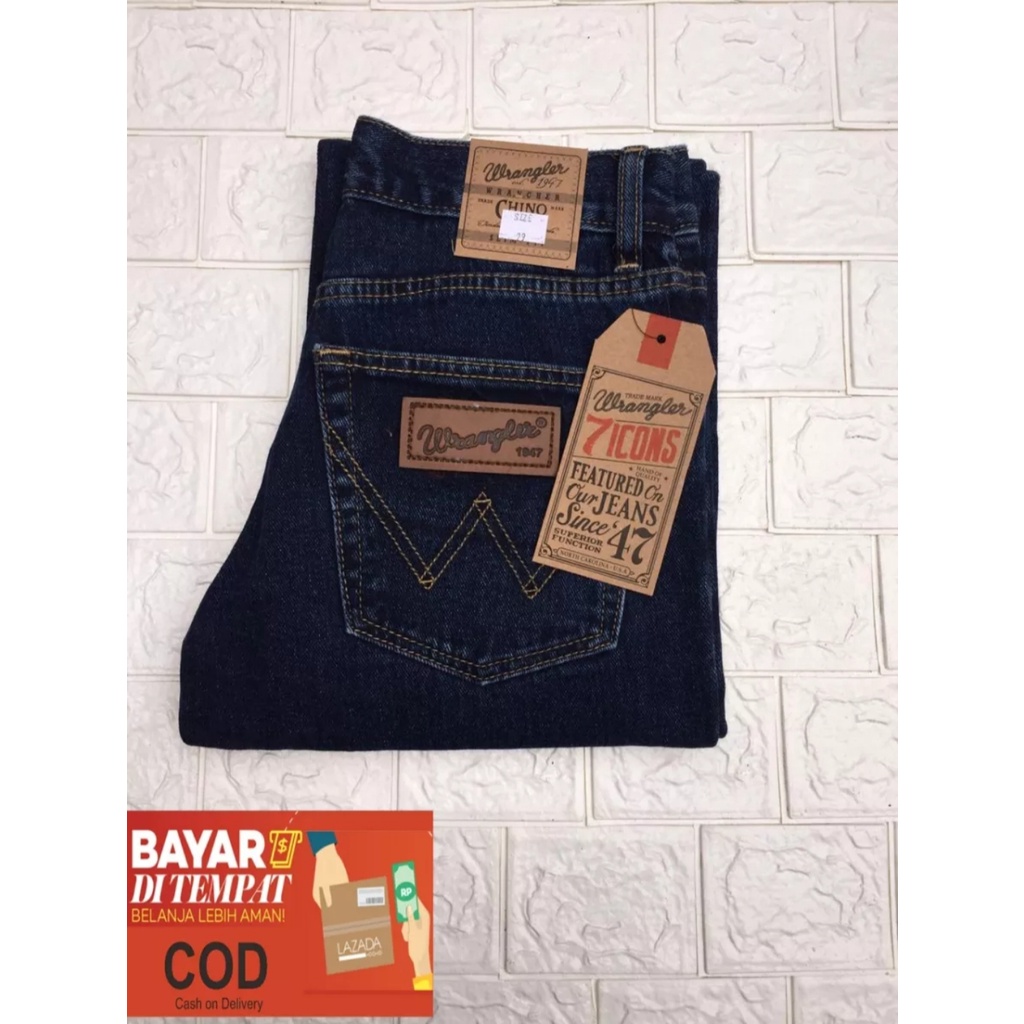 CELANA PANJANG PRIA | JEANS STANDAR | REGULER FIT | 27-38 | BISA COD (BAYAR DI TEMPAT)