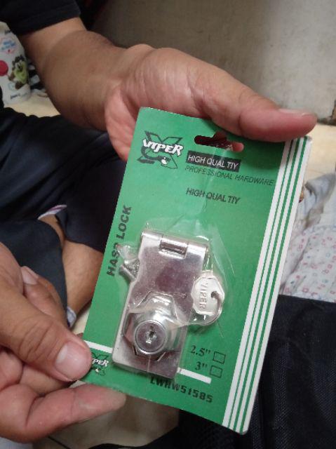 Overval 2.5 Inci Kunci Gembok Kait Putar / Overpal Hasp Lock