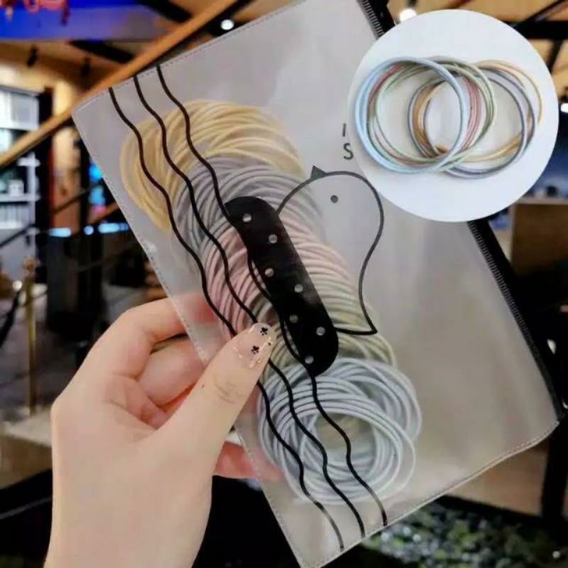 TALI RAMBUT KOREA IKAT RAMBUT KOREA ISI 100 MURAH