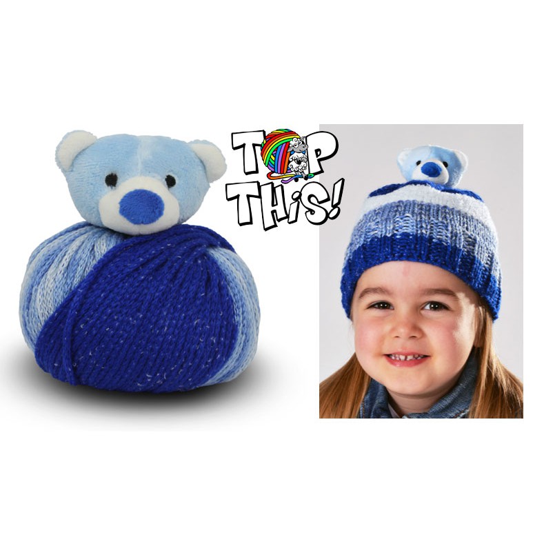 Benang Rajut Sembur Gradasi DMC Top This TTY15TB - Teddy Bear Beruang