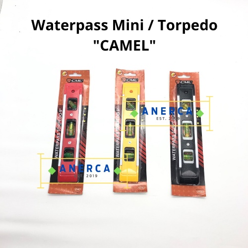 Waterpass Magnet Mini Torpedo CAMEL 9" Inch (22.5 cm) Waterpas Magnit