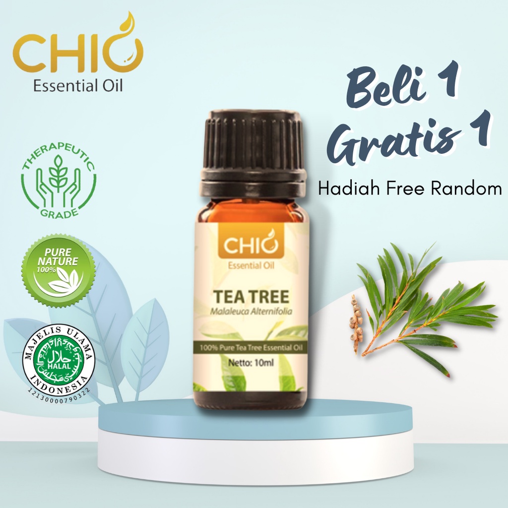 BUY 1 GET 1  CHIO  TEA TREE ESSENSIAL OIL 10ml free 10ml