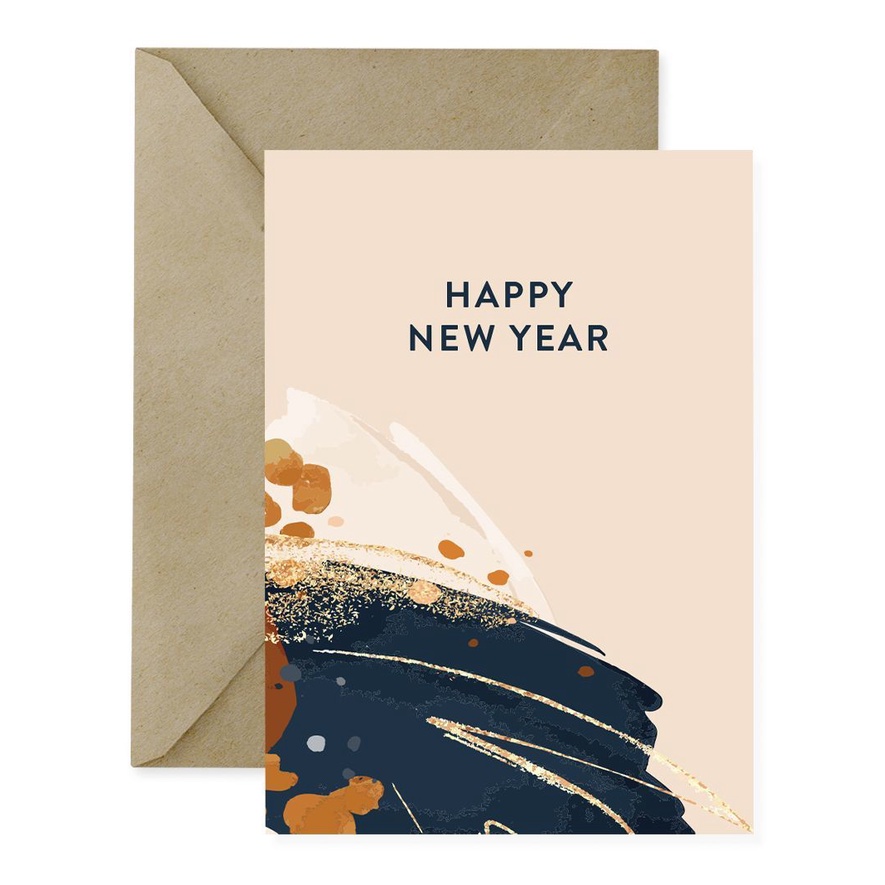 

Kartu Ucapan / Greeting Card - Happy New Year Abstrac
